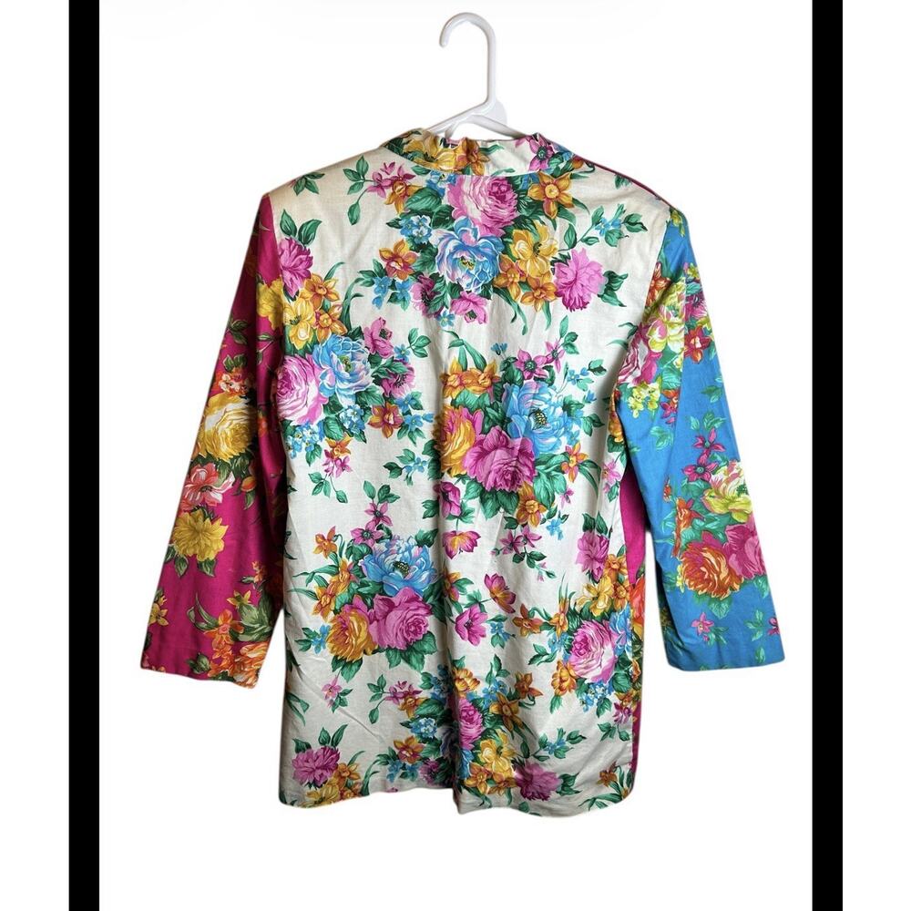 Vintage Karen Kane Floral Blazer 90s Size Small - Picture 5 of 5